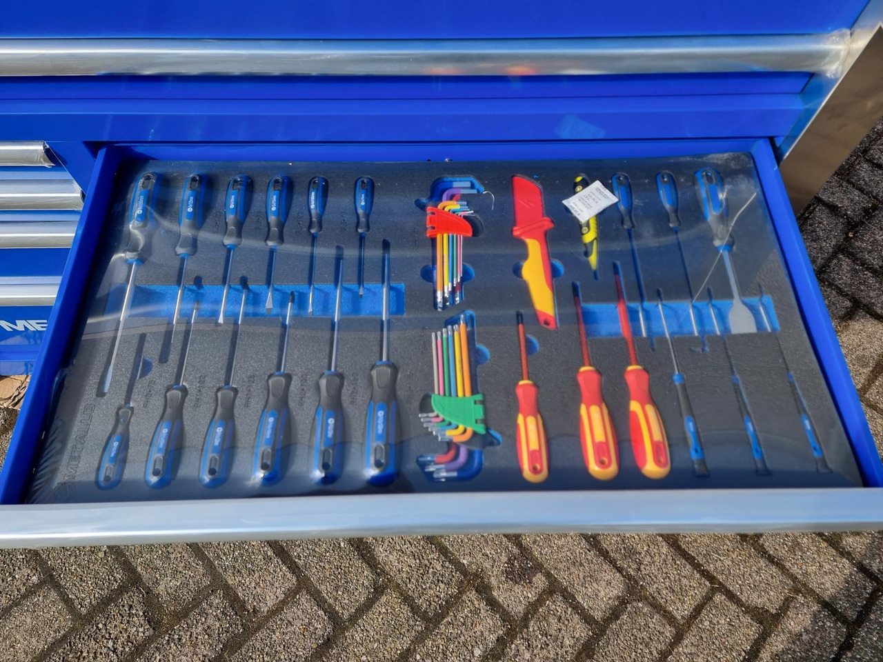 Metallo Mega Jumbo Gereedschapskist - Nieuw, 11 lades waarvan 9 gevuld met gereedschap - Workshop equipment: picture 5 Metallo Mega Jumbo Gereedschapskist - Nieuw, 11 lades waarvan 9 gevuld met gereedschap - Workshop equipment: picture 5