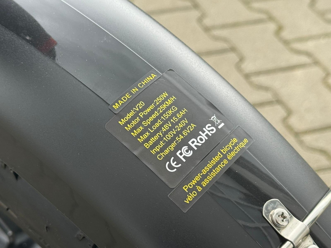 New Other machinery OUXI V20 Fatbike met LCD display NIEUW: picture 12