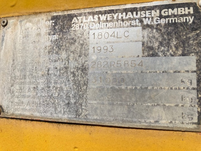 Pelle sur Chenilles ATLAS 1804 - Crawler excavator: picture 5 Pelle sur Chenilles ATLAS 1804 - Crawler excavator: picture 5