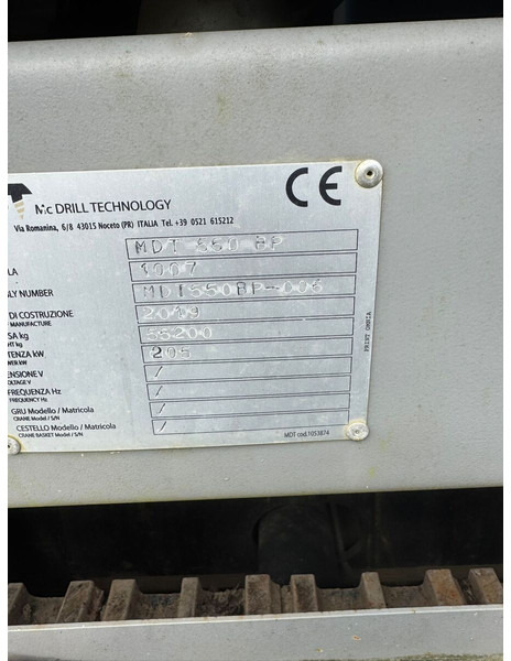 MDT 550 BP - Drilling rig: picture 2 MDT 550 BP - Drilling rig: picture 2