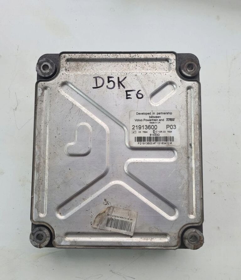 Electrical system for Truck Renault KASETA KOMPUTER SILNIKA GAMA D VOLVO FL EURO 6 D5K 21913600 Renault RENAULT GAMA D VOLVO FL EURO 6 D5K 21913600: picture 1