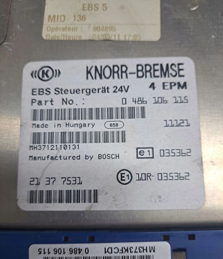 Renault MAGNUM Renault - ECU for Truck: picture 1 Renault MAGNUM Renault - ECU for Truck: picture 1