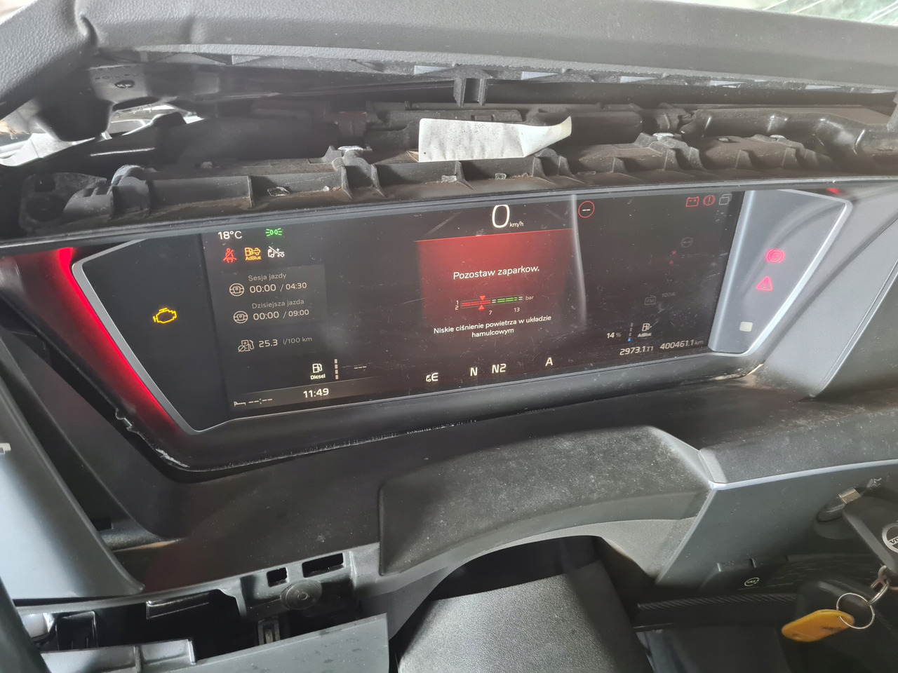 VOLVO ZEGARY LICZNIKI WYŚWIETLACZ VOLVO FH 5 FM 5 I-SAVE AUTOMAT 23595812 - Dashboard: picture 2 VOLVO ZEGARY LICZNIKI WYŚWIETLACZ VOLVO FH 5 FM 5 I-SAVE AUTOMAT 23595812 - Dashboard: picture 2