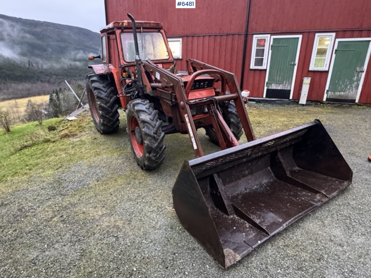 1979 SAME Kosarod 70 with loader and 2 buckets! Repair object - Farm tractor: picture 1 1979 SAME Kosarod 70 with loader and 2 buckets! Repair object - Farm tractor: picture 1
