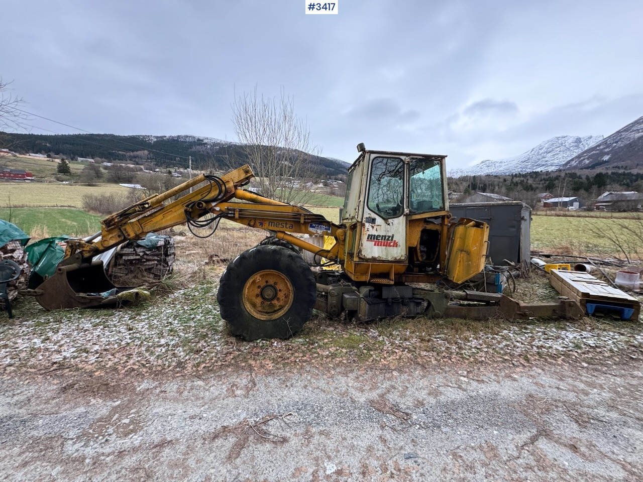 1992 Menzi Muck 6000 + a dividing machine. - Walking excavator: picture 2 1992 Menzi Muck 6000 + a dividing machine. - Walking excavator: picture 2