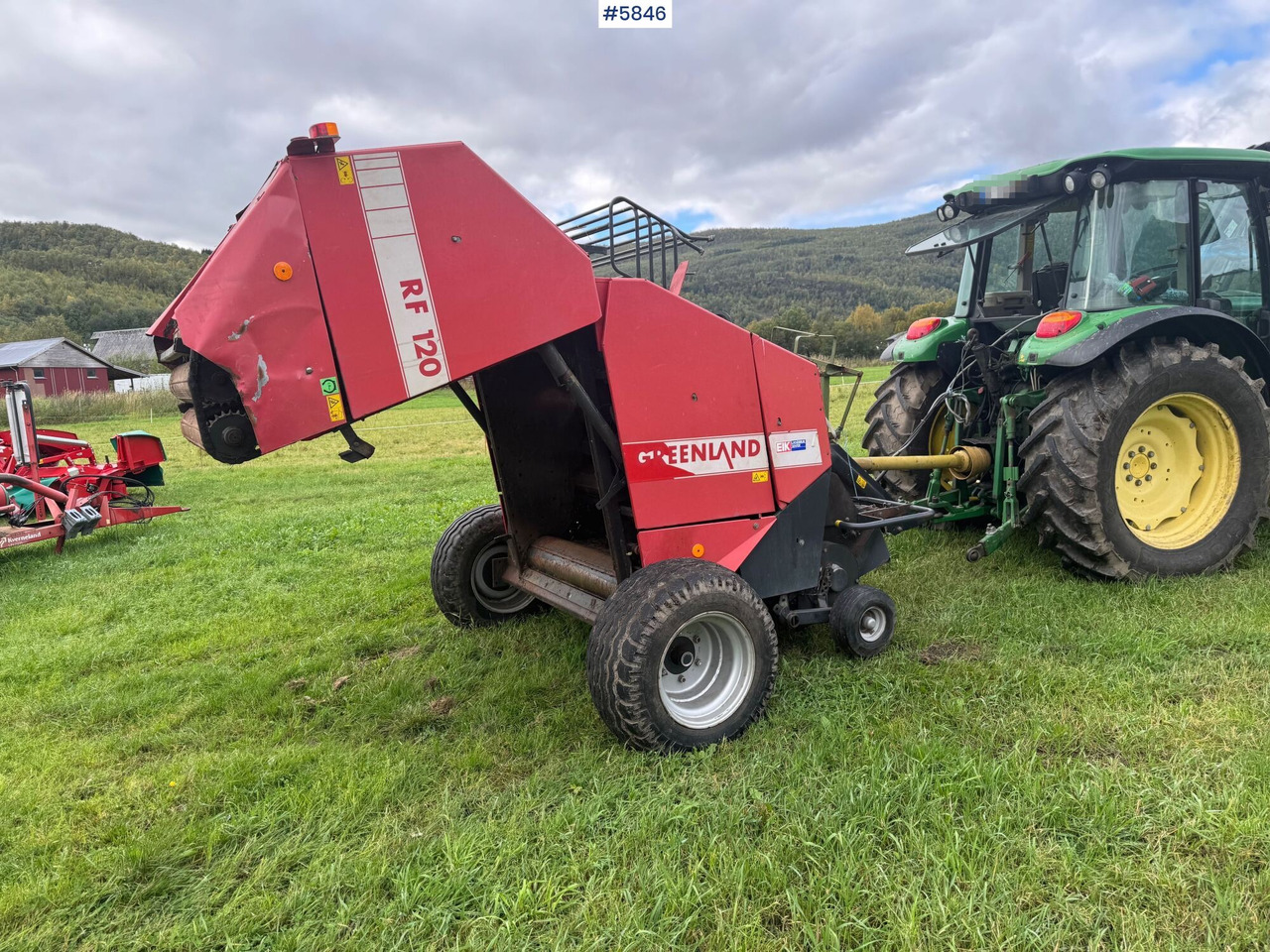 1996 Greenland RF120 round baler. WATCH THE VIDEO! - Hay and forage equipment: picture 1 1996 Greenland RF120 round baler. WATCH THE VIDEO! - Hay and forage equipment: picture 1