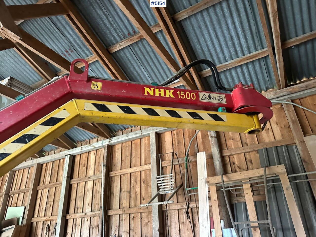 1997 NHK 1500 round bale wrapper - Hay and forage equipment: picture 3 1997 NHK 1500 round bale wrapper - Hay and forage equipment: picture 3