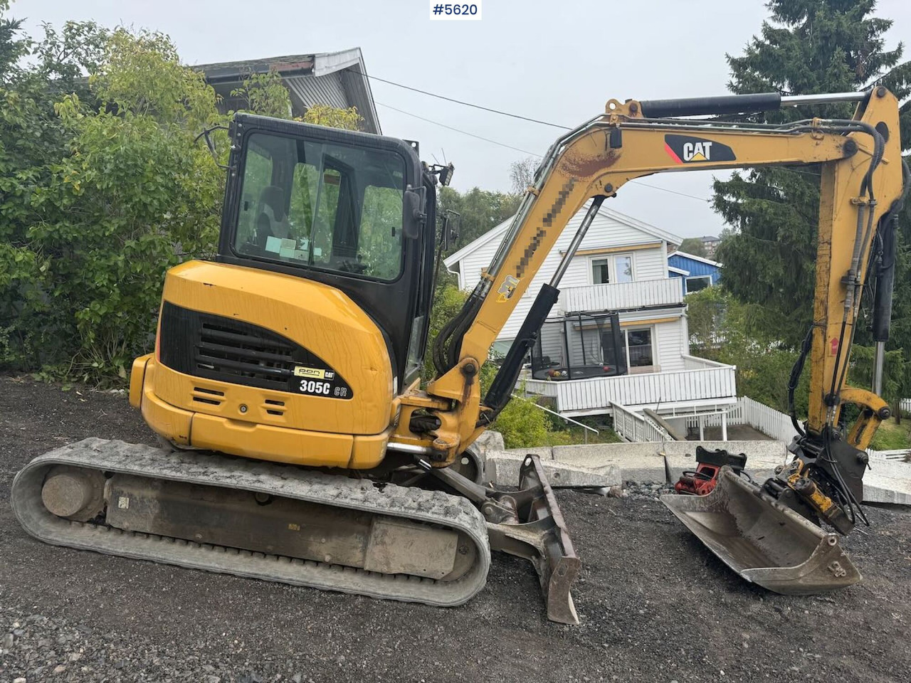 2008 CAT 305C CR Tracked Excavator with Tilt and 2 Buckets - Excavator: picture 3 2008 CAT 305C CR Tracked Excavator with Tilt and 2 Buckets - Excavator: picture 3