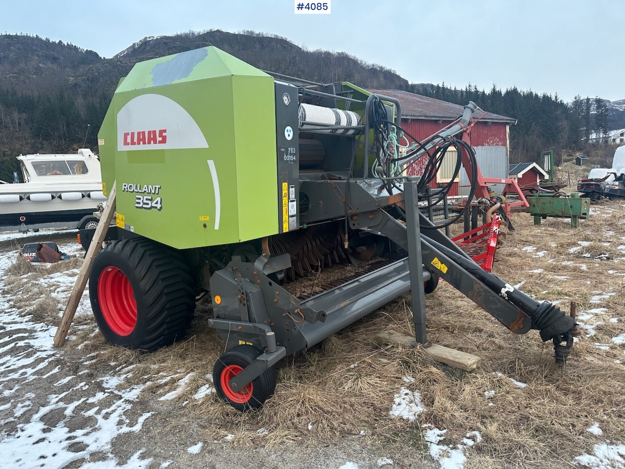 2008 Claas Rollant 354 Rotocut round baler. small repair object - Hay and forage equipment: picture 1 2008 Claas Rollant 354 Rotocut round baler. small repair object - Hay and forage equipment: picture 1