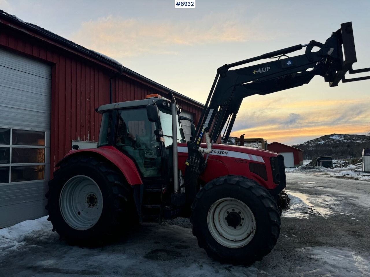 2008 Massey Ferguson 6475 m/ Trima frontlaster - Farm tractor: picture 1 2008 Massey Ferguson 6475 m/ Trima frontlaster - Farm tractor: picture 1