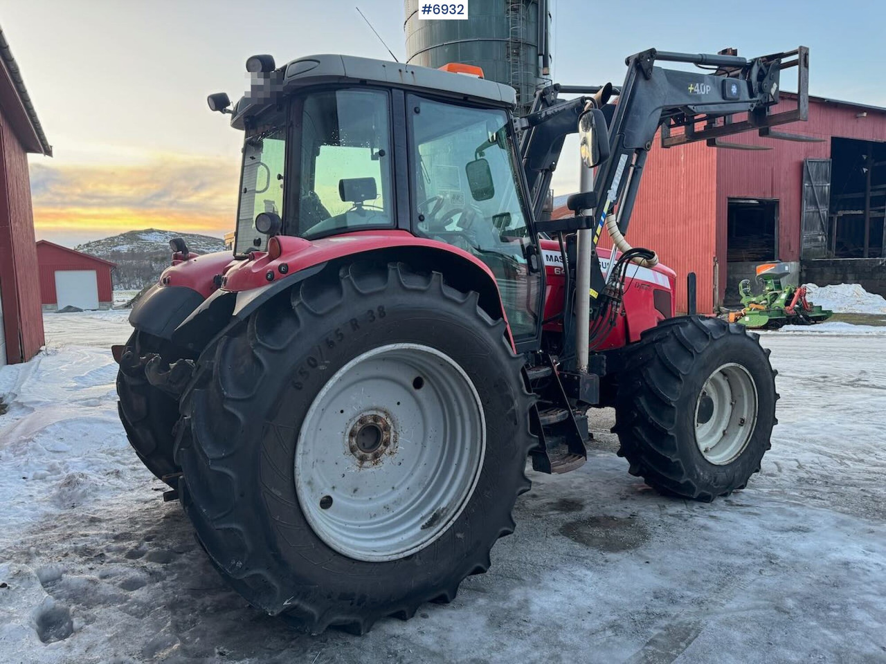 2008 Massey Ferguson 6475 m/ Trima frontlaster - Farm tractor: picture 3 2008 Massey Ferguson 6475 m/ Trima frontlaster - Farm tractor: picture 3