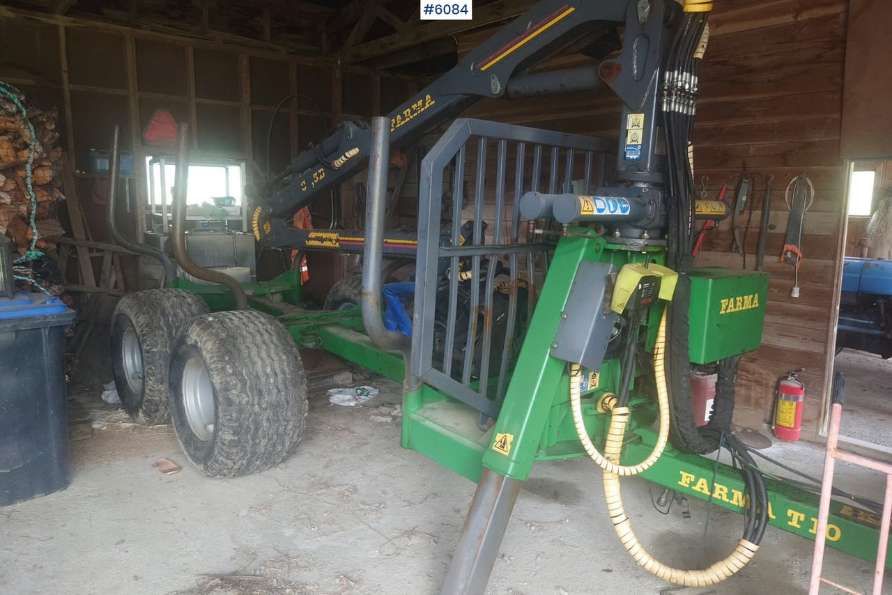 2012 Farma T10 Timber trailer w/ Farma C 6.3 G2 Crane. - Logging trailer: picture 1 2012 Farma T10 Timber trailer w/ Farma C 6.3 G2 Crane. - Logging trailer: picture 1