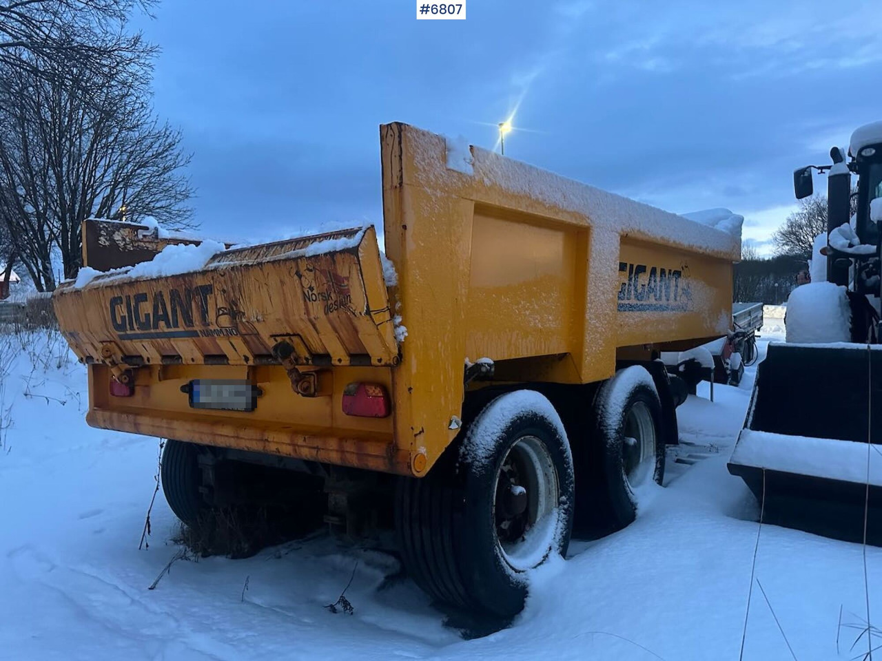 2013 Gigant trailer – 22 tons - Farm tipping trailer/ Dumper: picture 4 2013 Gigant trailer – 22 tons - Farm tipping trailer/ Dumper: picture 4