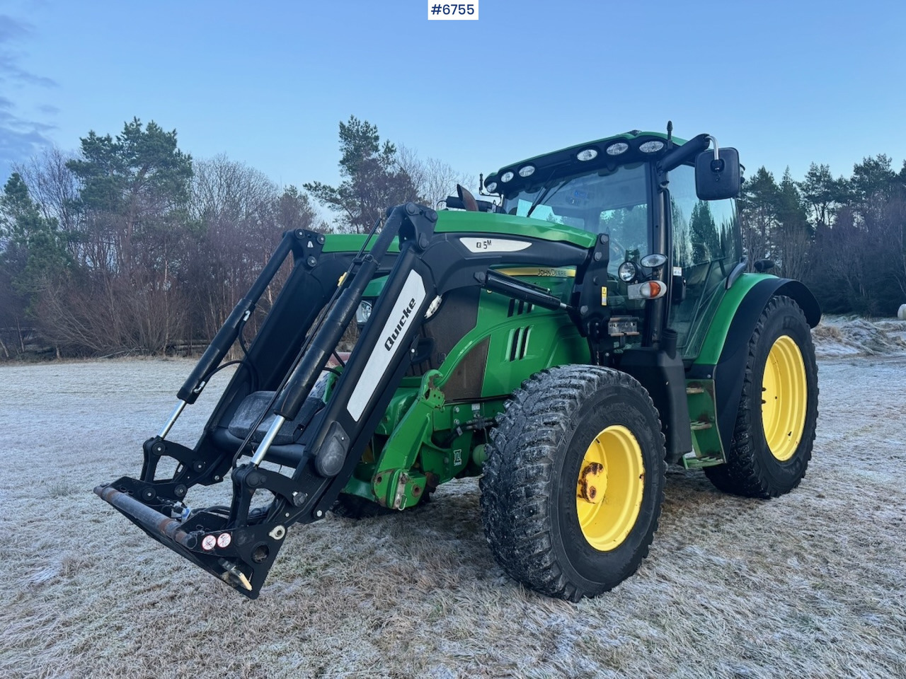 2013 John Deere 6125R w/ Front Hydraulics and Front Loader. - Farm tractor: picture 1 2013 John Deere 6125R w/ Front Hydraulics and Front Loader. - Farm tractor: picture 1