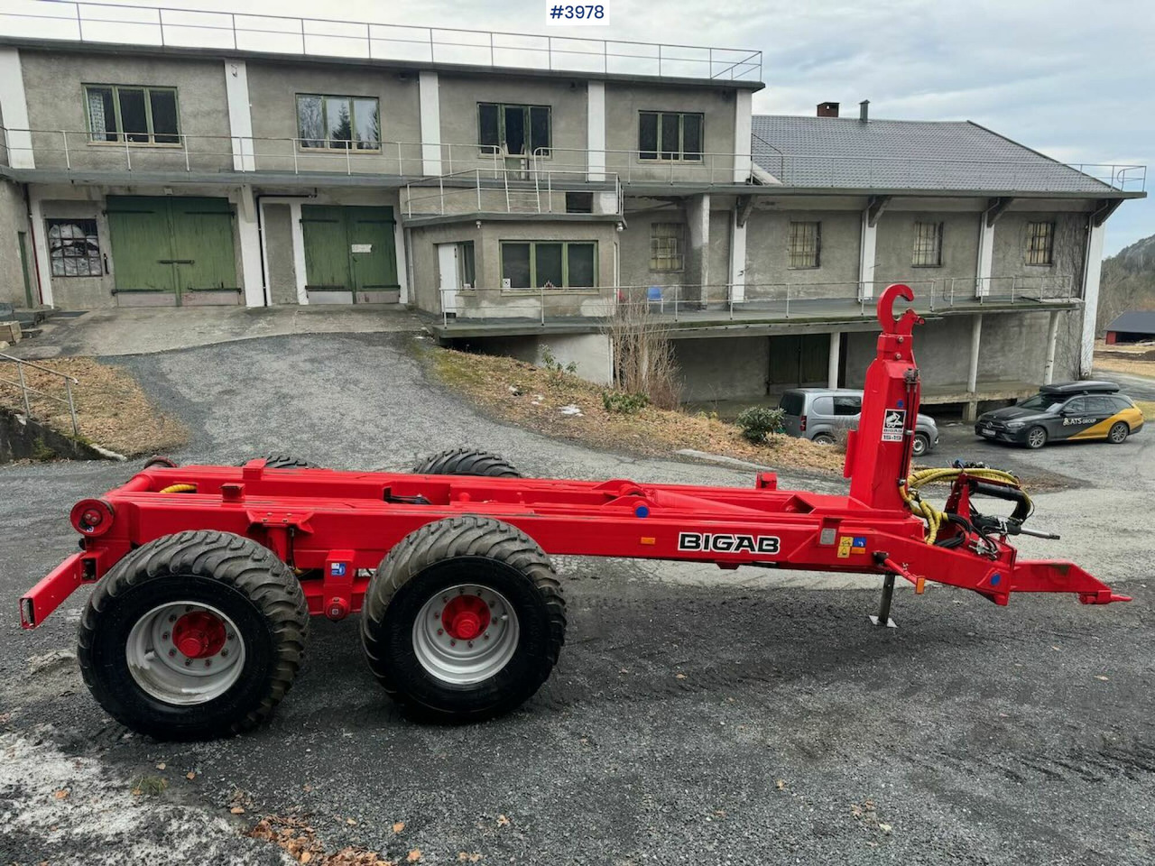 Low loader trailer 2022 Bigab 15-19 hook trailer: picture 6