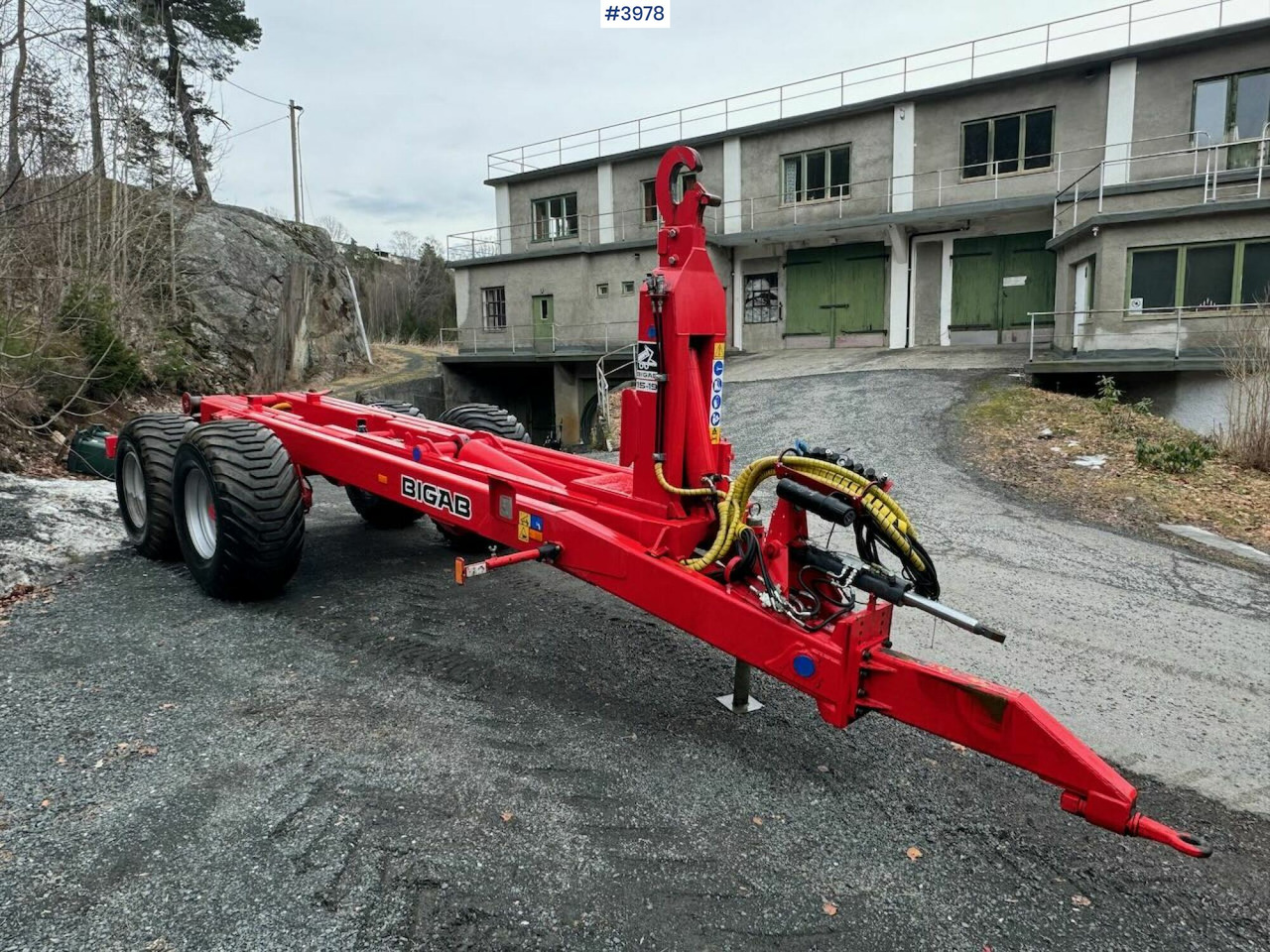 Low loader trailer 2022 Bigab 15-19 hook trailer: picture 7