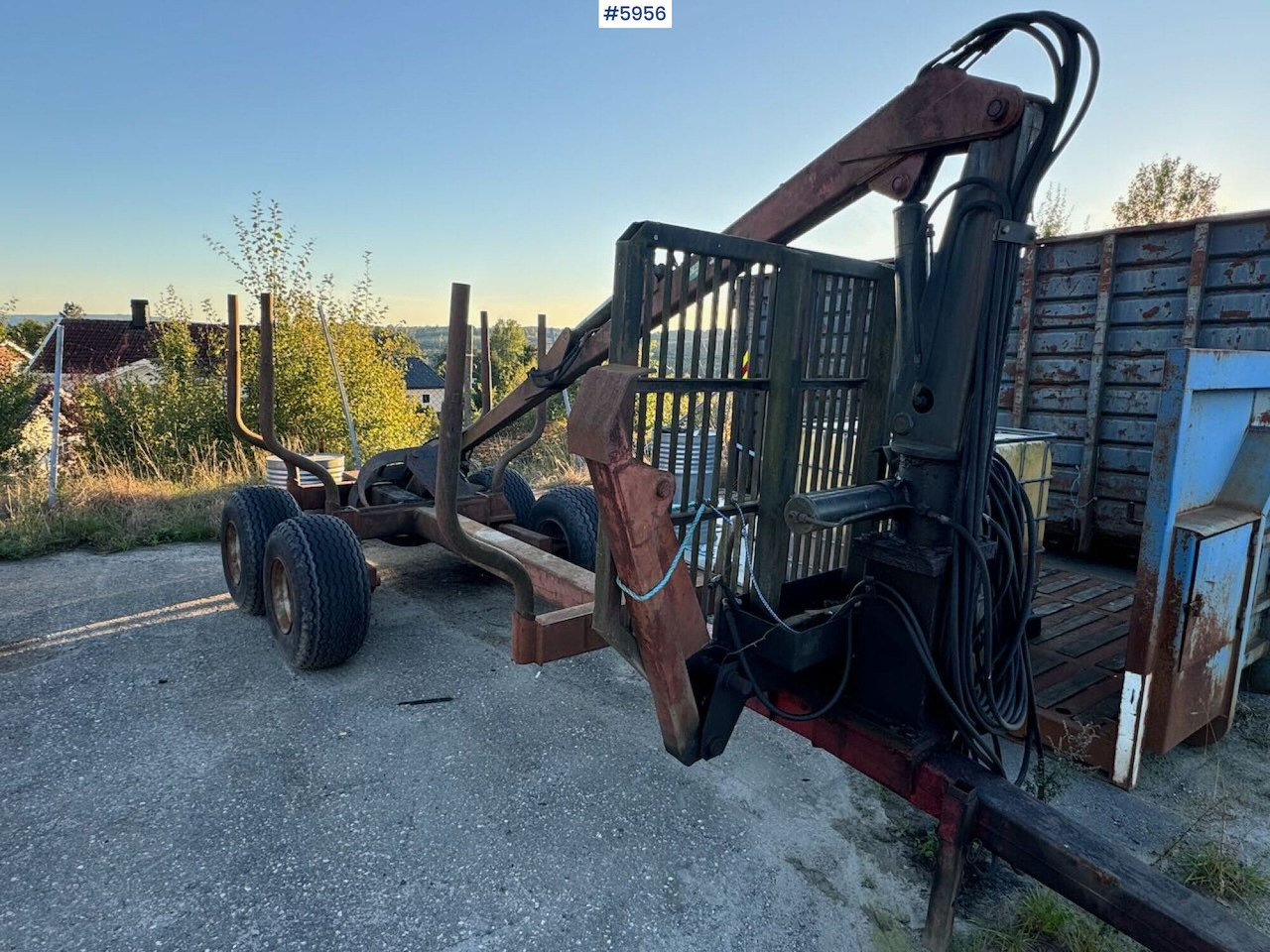Logging trailer with Kesla crane - Logging trailer: picture 1 Logging trailer with Kesla crane - Logging trailer: picture 1