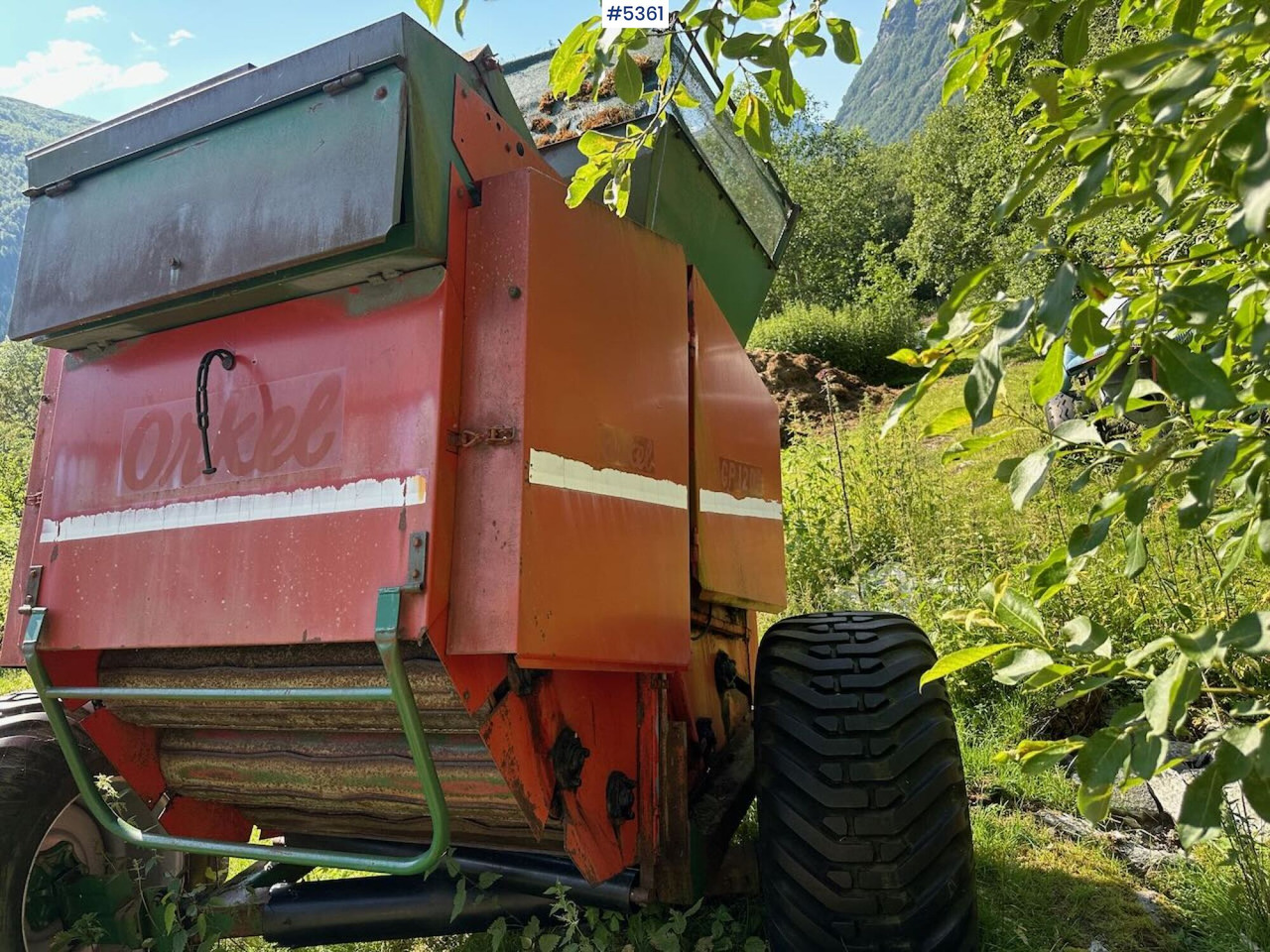 Leasing of  Orkel  GP 1200 round baler. Orkel  GP 1200 round baler.: picture 6