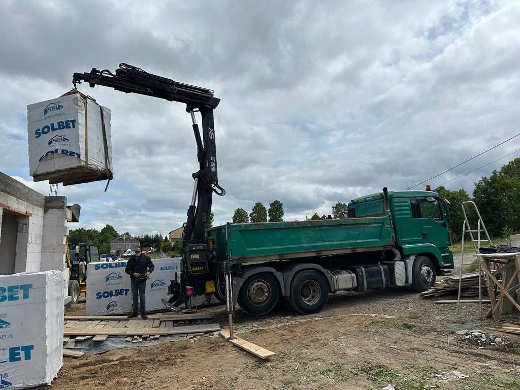 Tipper, Crane truck MAN TGS 26.360: picture 19