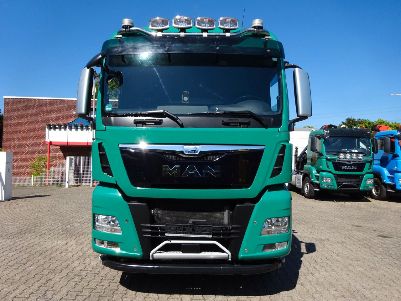 Logging truck, Crane truck MAN 33.560 TGX mit TAJFUN L150Z Holzladekran 6x4: picture 6