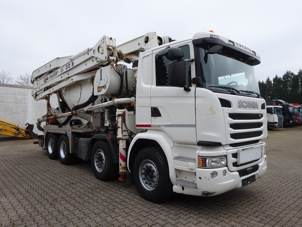 Scania PUMI CIFA 32 Meter 4 Knick. Scania PUMI CIFA 32 Meter 4 Knick * Betonpumpe - Concrete pump truck: picture 1 Scania PUMI CIFA 32 Meter 4 Knick. Scania PUMI CIFA 32 Meter 4 Knick * Betonpumpe - Concrete pump truck: picture 1