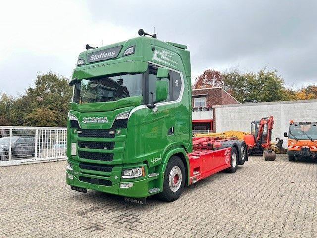 Scania S580 V8 MEILLER Abroller  mit Lift+Lenkachse 6x2 - Hook lift truck: picture 2 Scania S580 V8 MEILLER Abroller  mit Lift+Lenkachse 6x2 - Hook lift truck: picture 2