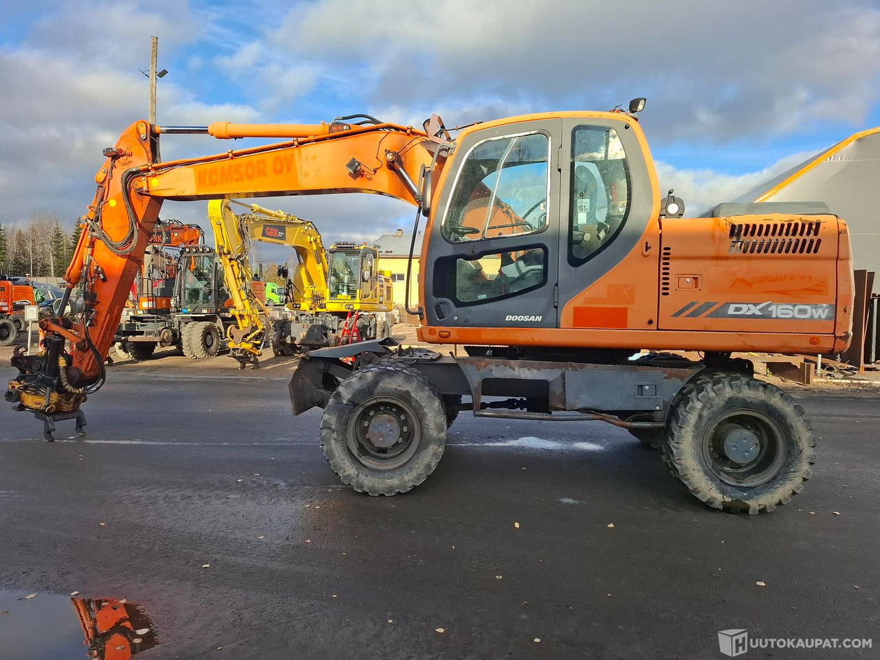 Doosan DX160W, 2009, Sonkajärvi - Wheel excavator: picture 2 Doosan DX160W, 2009, Sonkajärvi - Wheel excavator: picture 2