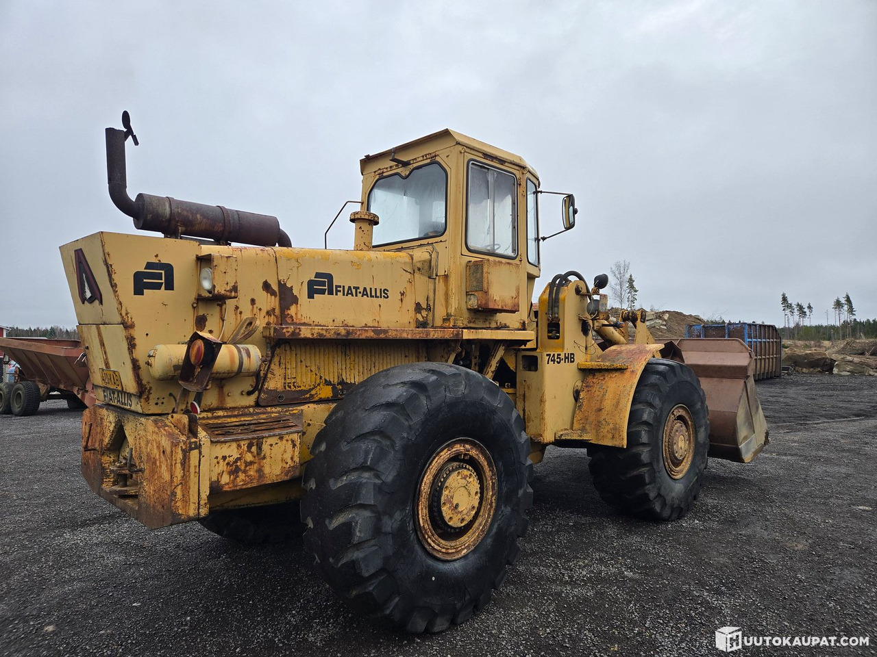 Fiat-Allis 745 pyöräkuormaaja,kuormaaja,pyöräkone, Pihtipudas - Wheel loader: picture 2 Fiat-Allis 745 pyöräkuormaaja,kuormaaja,pyöräkone, Pihtipudas - Wheel loader: picture 2