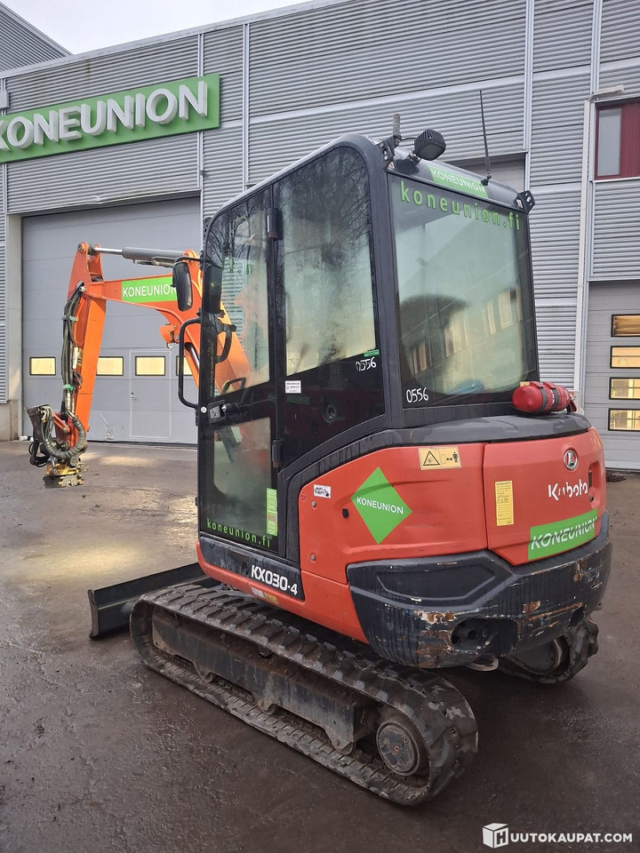 Kubota excavator KX030-4, yr 2018, 3,582 h, Espoo - Mini excavator: picture 2 Kubota excavator KX030-4, yr 2018, 3,582 h, Espoo - Mini excavator: picture 2