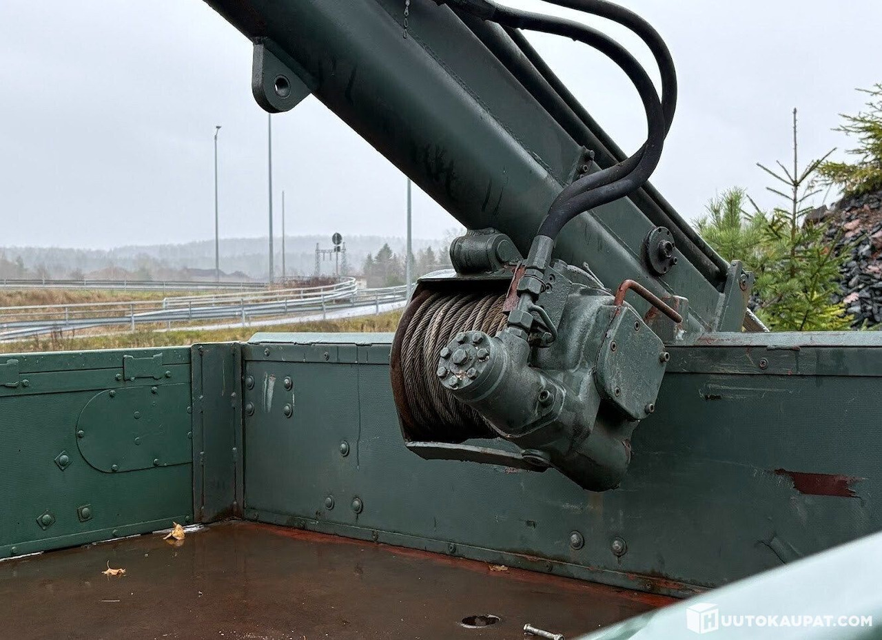 Tipper, Crane truck Mercedes-Benz UNIMOG, 5-seat cab, NUMMI crane, 1980, Vihti: picture 13