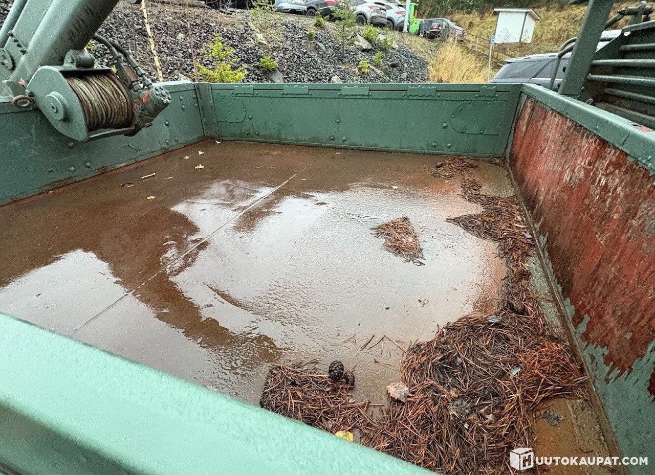 Tipper, Crane truck Mercedes-Benz UNIMOG, 5-seat cab, NUMMI crane, 1980, Vihti: picture 7