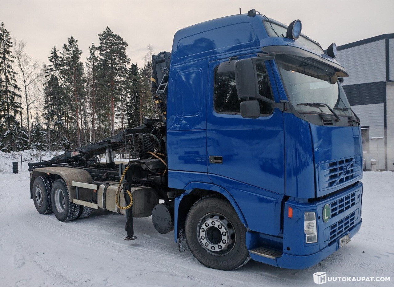 Volvo FH12 with crane, recently inspected, 2003, Pori - Cable system truck, Crane truck: picture 1 Volvo FH12 with crane, recently inspected, 2003, Pori - Cable system truck, Crane truck: picture 1