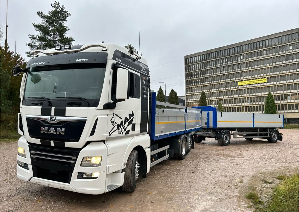 MAN TGX Tandem 1m burty TOP KOMPLET / ALUFELGI / zarejestrowany gotowy do pracy / przyczepa 18t / FULL OPCJA / 26.420 26.460 26.500 26.400 26.440 26.480 26.510 460 500 - Other machinery: picture 1 MAN TGX Tandem 1m burty TOP KOMPLET / ALUFELGI / zarejestrowany gotowy do pracy / przyczepa 18t / FULL OPCJA / 26.420 26.460 26.500 26.400 26.440 26.480 26.510 460 500 - Other machinery: picture 1
