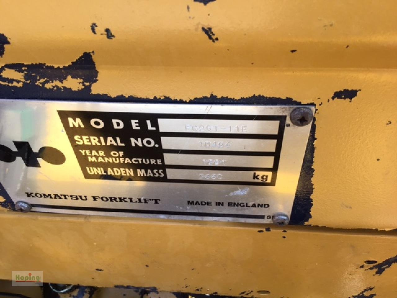Forklift Komatsu FGT25T-11E: picture 8