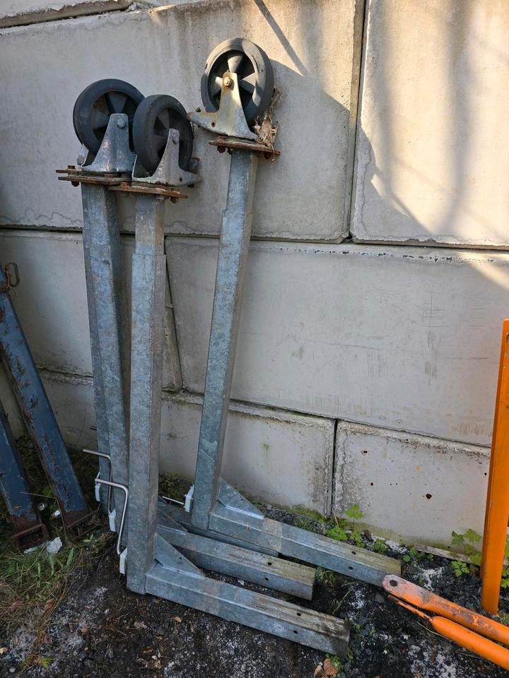 4x Stützen für Salzstreuer Container Wohnkabine Schmidt Epoke Gmeiner Salzsilo Streuautomat Winterdienst - Sand/ Salt spreader: picture 1 4x Stützen für Salzstreuer Container Wohnkabine Schmidt Epoke Gmeiner Salzsilo Streuautomat Winterdienst - Sand/ Salt spreader: picture 1