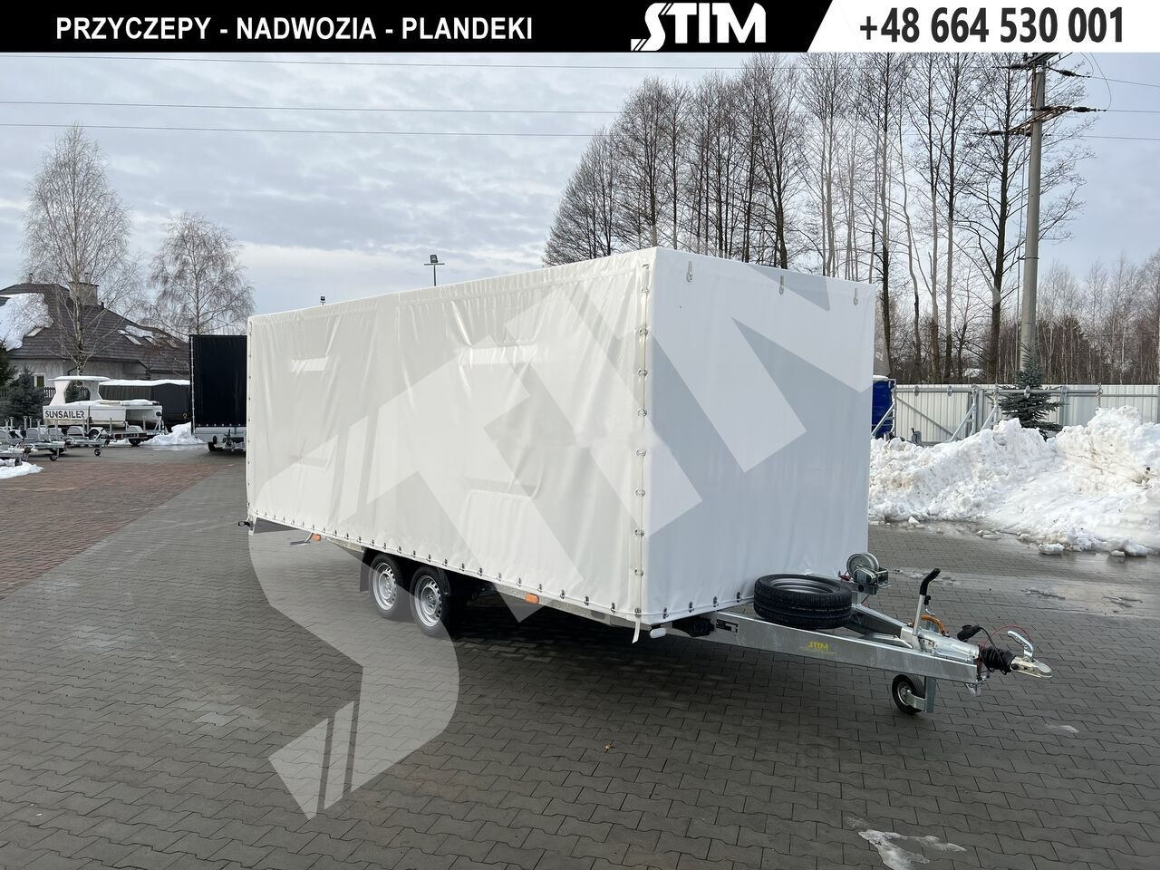 Stim L22/PP-TP/55-35S - Autotransporter trailer: picture 1 Stim L22/PP-TP/55-35S - Autotransporter trailer: picture 1