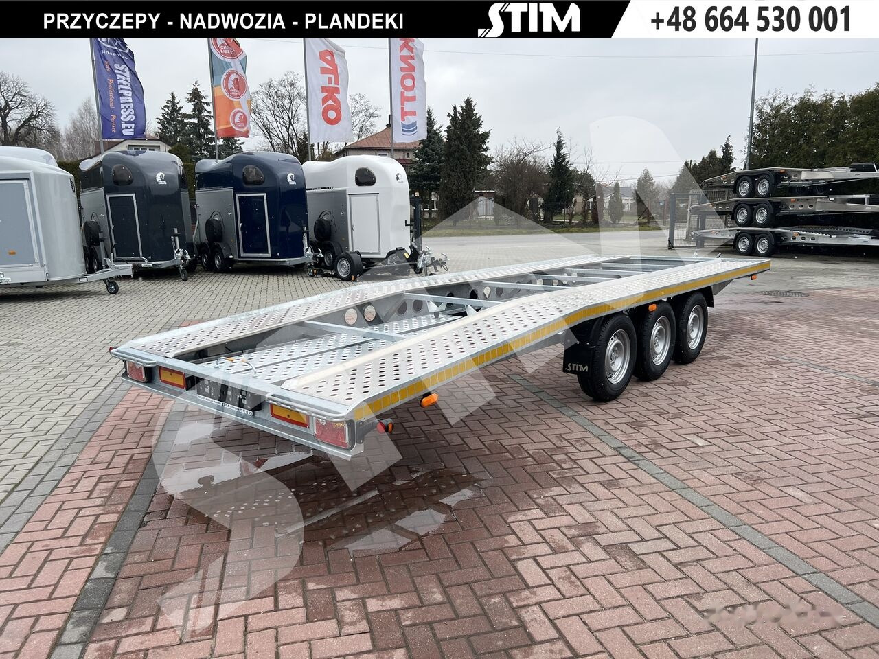 Stim L23/PP-TS/60-35S - Autotransporter trailer: picture 2 Stim L23/PP-TS/60-35S - Autotransporter trailer: picture 2
