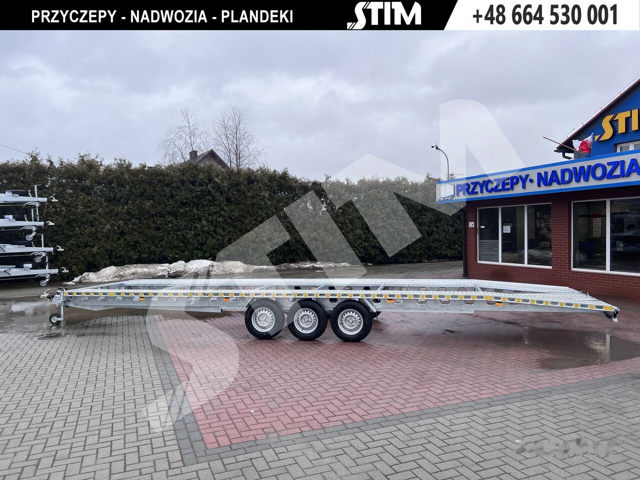 Stim L23/PP-TS/85-35S-RY - Autotransporter trailer: picture 1 Stim L23/PP-TS/85-35S-RY - Autotransporter trailer: picture 1