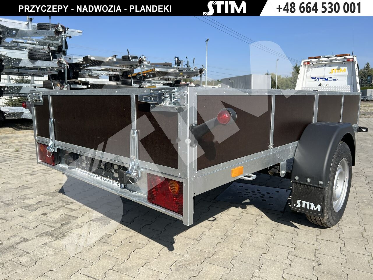New Car trailer Stim S11-075/2815R + przednia burta otwierana: picture 7