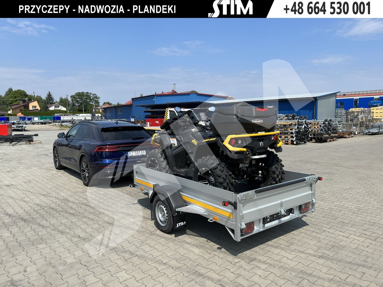 Stim S11-QT/750WB - uchylna - Car trailer: picture 2 Stim S11-QT/750WB - uchylna - Car trailer: picture 2