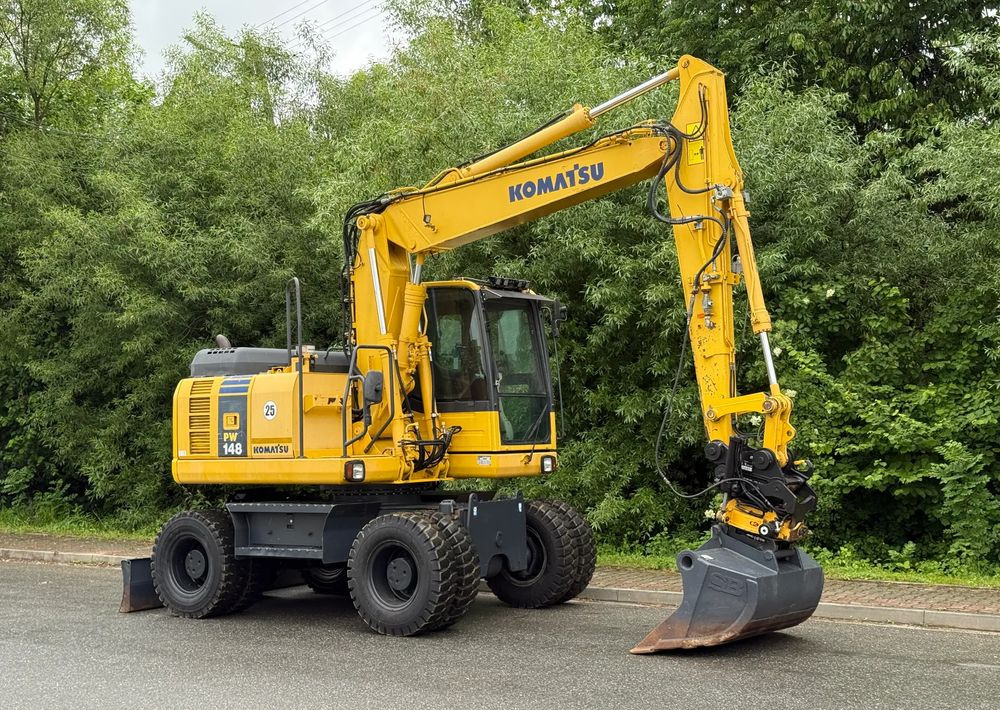 Komatsu * Komatsu PW 148  *ROTOTILT * Sprowadzona * Stan Perfekcyjny * Koparka Kołowa * - Wheel excavator: picture 2 Komatsu * Komatsu PW 148  *ROTOTILT * Sprowadzona * Stan Perfekcyjny * Koparka Kołowa * - Wheel excavator: picture 2