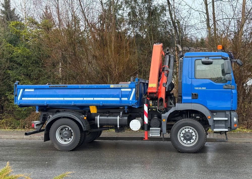 Leasing of  MAN * MAN 18 280 * Kiper Wywrotka * 4x4 * HDS Palfinger  120 STAN BARDZO DOBRY * Sprowadzony MAN * MAN 18 280 * Kiper Wywrotka * 4x4 * HDS Palfinger  120 STAN BARDZO DOBRY * Sprowadzony: picture 10