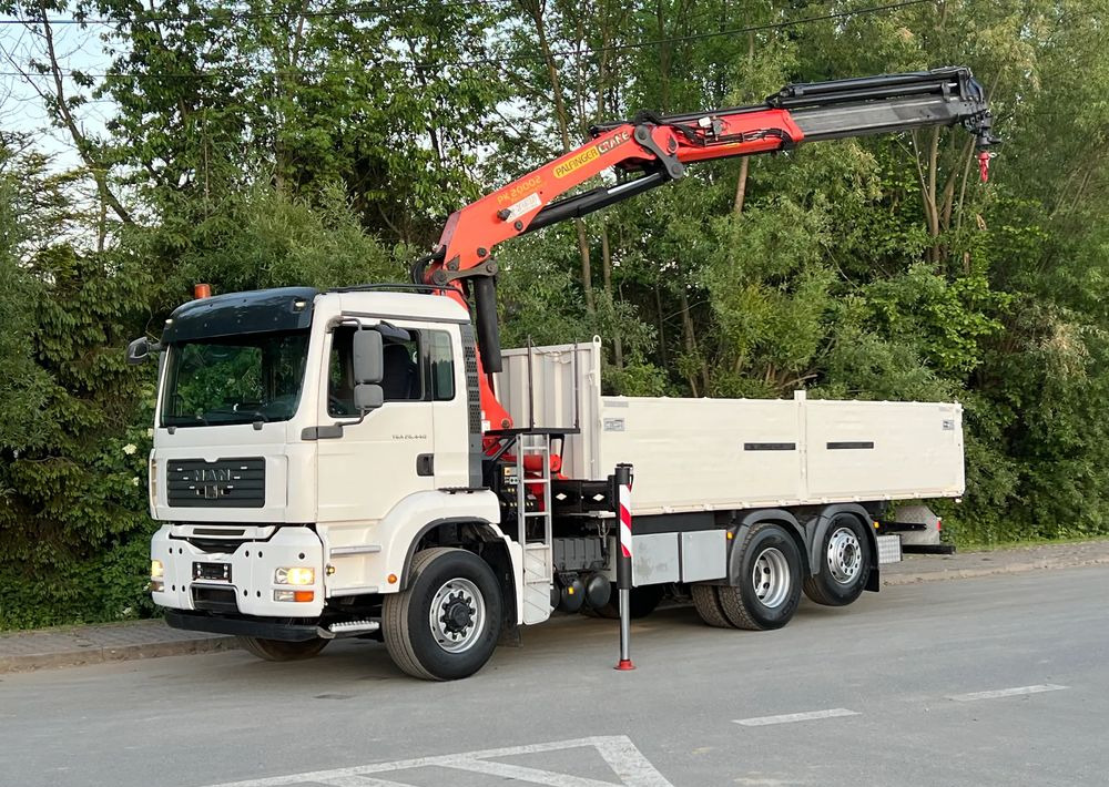 MAN * TGA 26-440 * 4x6 Hydrodrive * HDS Palfinger PK 20002 * Bardzo Dobry Stan - Dropside/ Flatbed truck, Crane truck: picture 1 MAN * TGA 26-440 * 4x6 Hydrodrive * HDS Palfinger PK 20002 * Bardzo Dobry Stan - Dropside/ Flatbed truck, Crane truck: picture 1