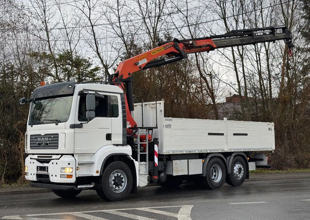 MAN * TGA 26-440 * 4x6 Hydrodrive * HDS Palfinger PK 20002 * Bardzo Dobry Stan - Dropside/ Flatbed truck, Crane truck: picture 1 MAN * TGA 26-440 * 4x6 Hydrodrive * HDS Palfinger PK 20002 * Bardzo Dobry Stan - Dropside/ Flatbed truck, Crane truck: picture 1