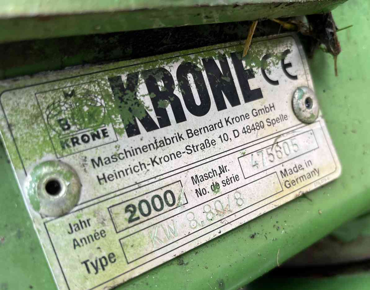 Krone KW 8.80/8 Schudder Tedder Kreiselheuer weidebouwmachines - Tedder/ Rake: picture 5 Krone KW 8.80/8 Schudder Tedder Kreiselheuer weidebouwmachines - Tedder/ Rake: picture 5