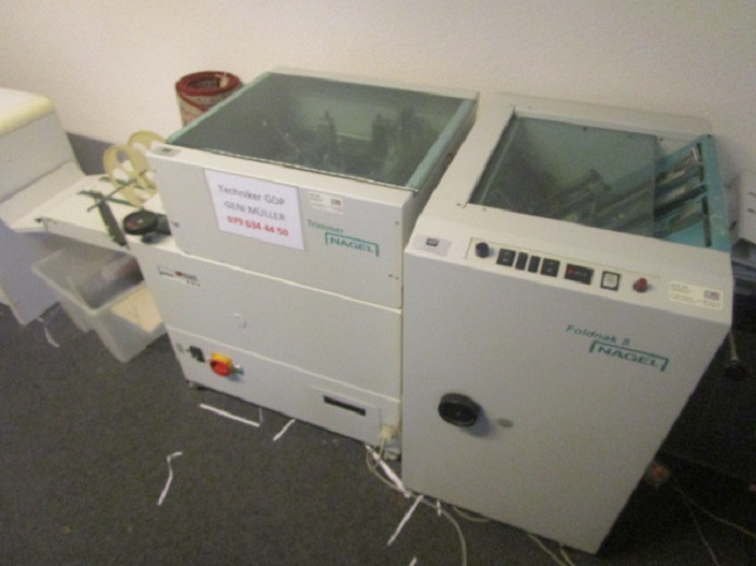 FALZ- UND HEFTMASCHINE NAGEL FOLDNAK 8 MIT TRIMMER - Folding machine: picture 2 FALZ- UND HEFTMASCHINE NAGEL FOLDNAK 8 MIT TRIMMER - Folding machine: picture 2