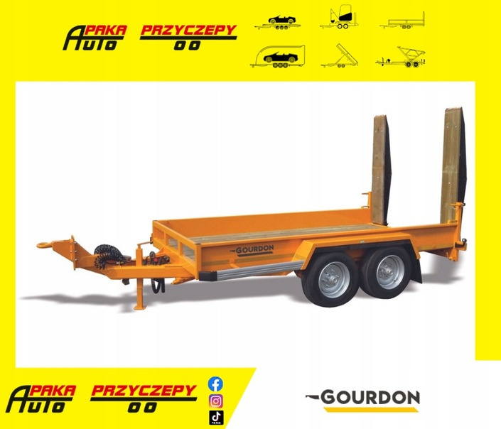 PRZYCZEPA DO MINIKOPAREK GOURDON VPR 350 / GOURDON VPR 350 TRAILER FOR MINI EXCAVATORS - Plant trailer: picture 1 PRZYCZEPA DO MINIKOPAREK GOURDON VPR 350 / GOURDON VPR 350 TRAILER FOR MINI EXCAVATORS - Plant trailer: picture 1