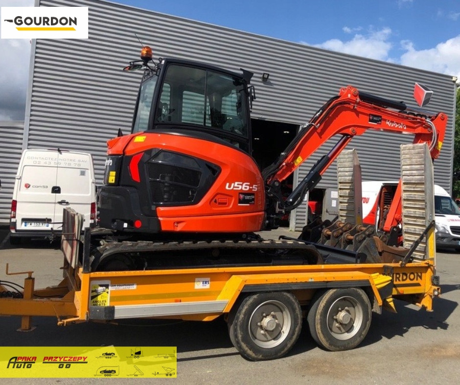 PRZYCZEPA PODKOPARKOWA MARKI GOURDON, DMC 6000 KG, 6T / GOURDON EXCAVATOR TRAILER, DMC 6000 KG, 6T - Plant trailer: picture 2 PRZYCZEPA PODKOPARKOWA MARKI GOURDON, DMC 6000 KG, 6T / GOURDON EXCAVATOR TRAILER, DMC 6000 KG, 6T - Plant trailer: picture 2