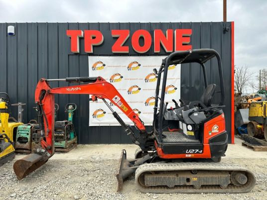 Kubota U27-4 à 20500 € HT - Mini excavator: picture 2 Kubota U27-4 à 20500 € HT - Mini excavator: picture 2