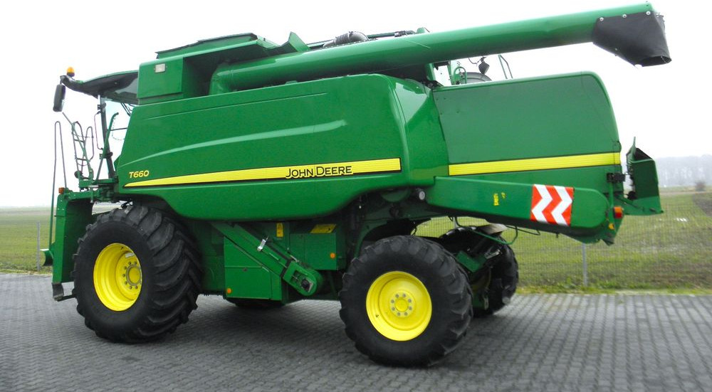 Combine harvester John Deere T 660 2012 Rok, heder 7,6m, Nowsza Wersja, Nie Malowany, Stan Bardzo Dobry: picture 9